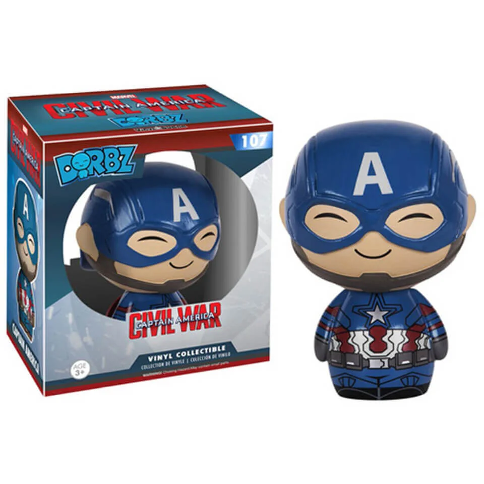 Marvel Captain America Civil War Captain America Figurine Dorbz Image 1