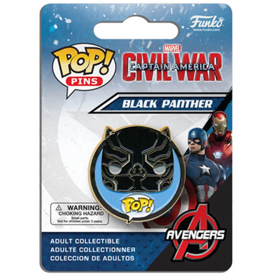 Badge Pop! Pin Black Panther Captain America: Civil War Image 1