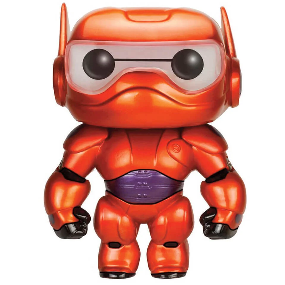 Disney Les Nouveaux Héros Baymax Métallique 15cm Figurine Funko Pop! Image 1