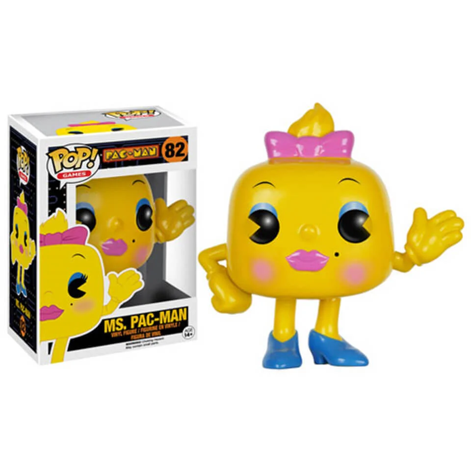 Pac-Man Ms. Pac-Man Pop ! Figurine en vinyle Image 1