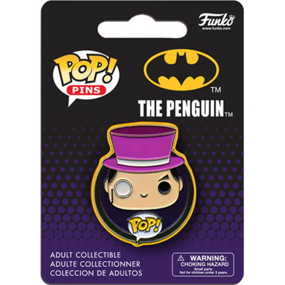 Badge Pop! Pin DC Comics Batman Le Pingouin Image 1