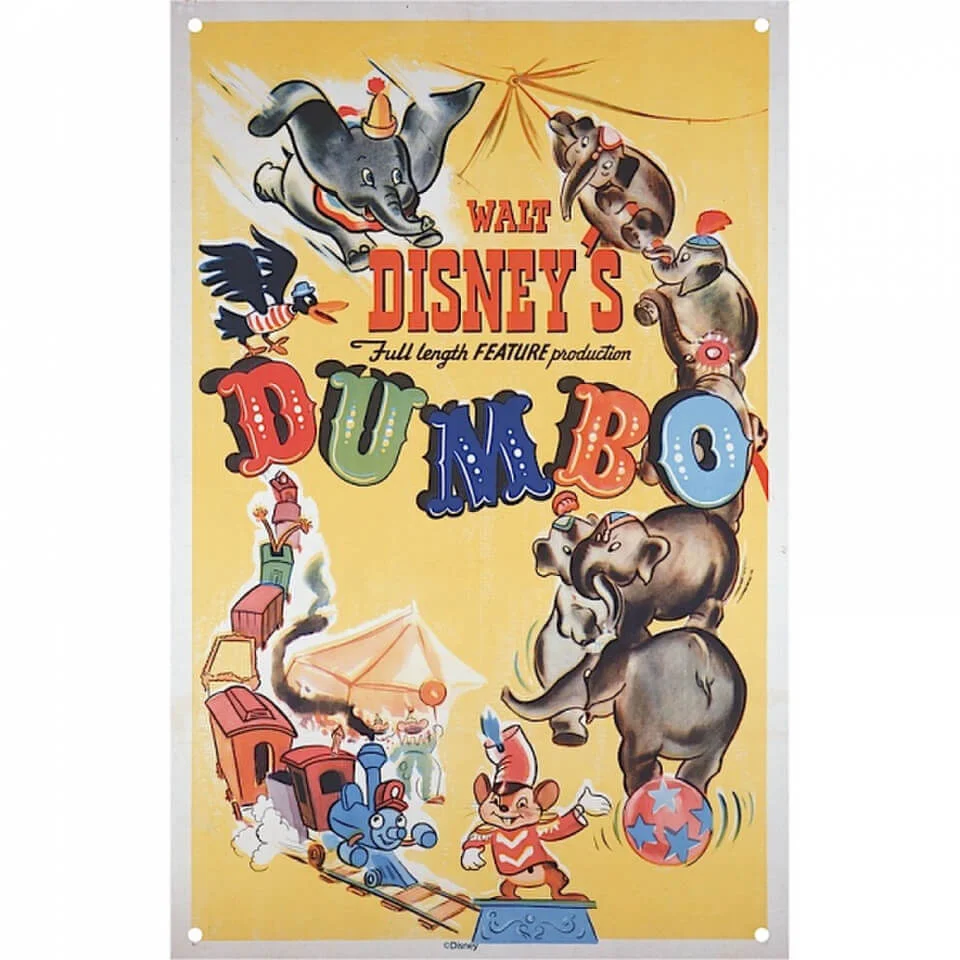 Grande Affiche en Métal Dumbo Image 1