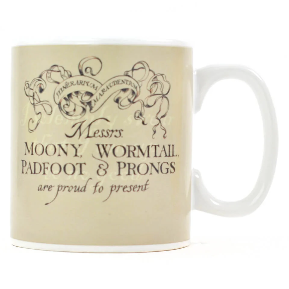 Tasse Thermosensible Harry Potter et la Carte du Maraudeur Image 1