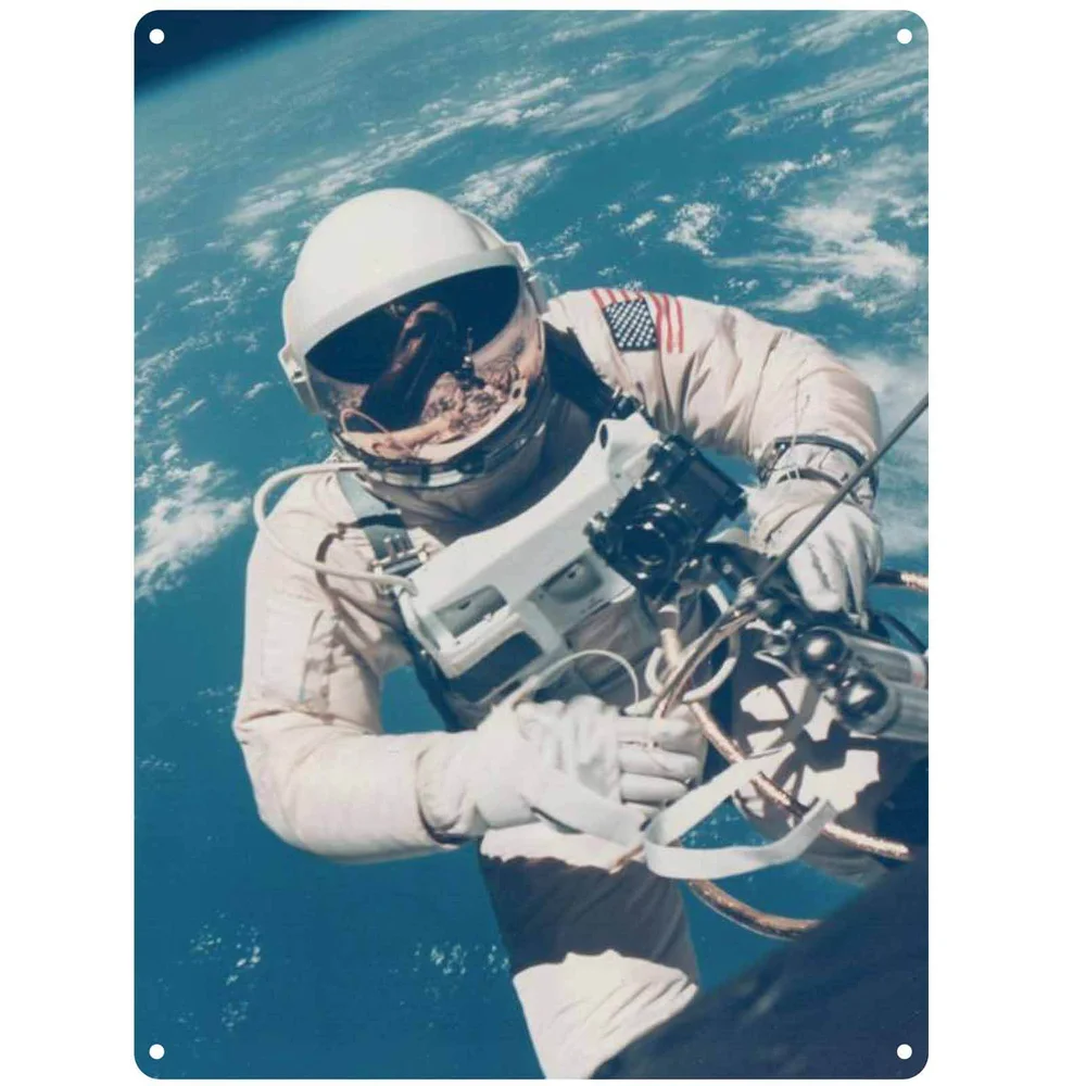 Grande Affiche en métal Astronaute de la NASA Image 1