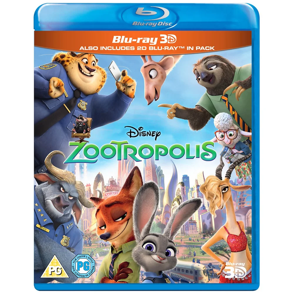 Zootopia (Blu-ray + Blu-ray 3D) Image 1