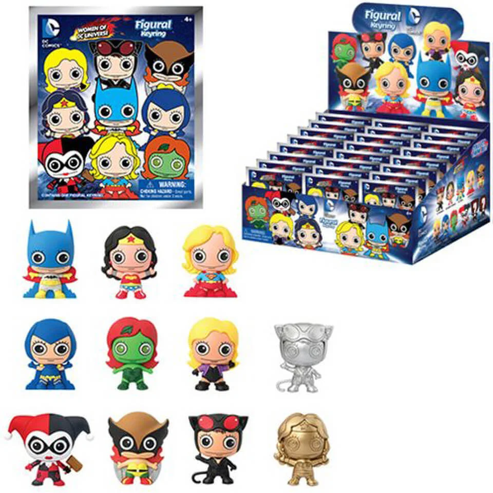Women of the DC Universe 3-D Figural Foam Key Chain Image 1