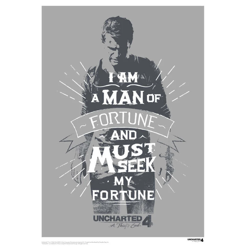 Uncharted 4 Impression artistique exclusive - Limité à 995 Image 1