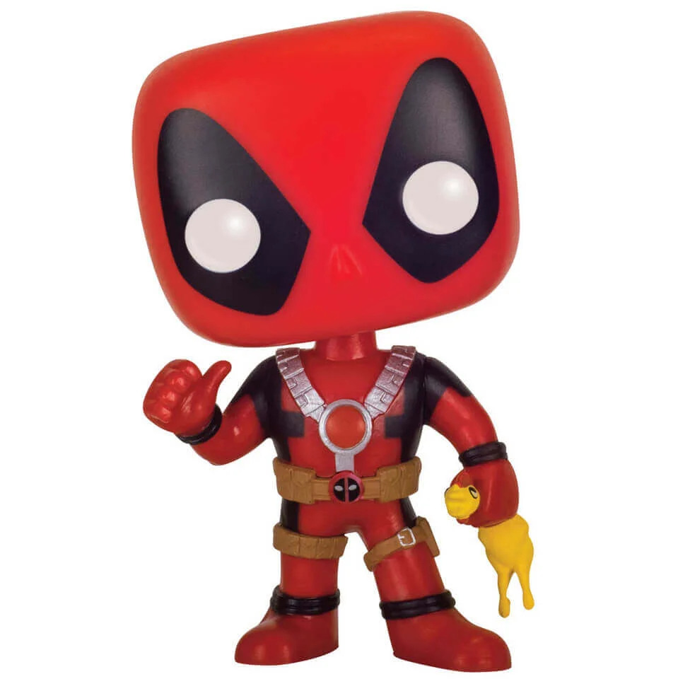 Marvel Deadpool avec Poulet en Plastique Figurine d'Édition Limitée Funko Pop! Image 1