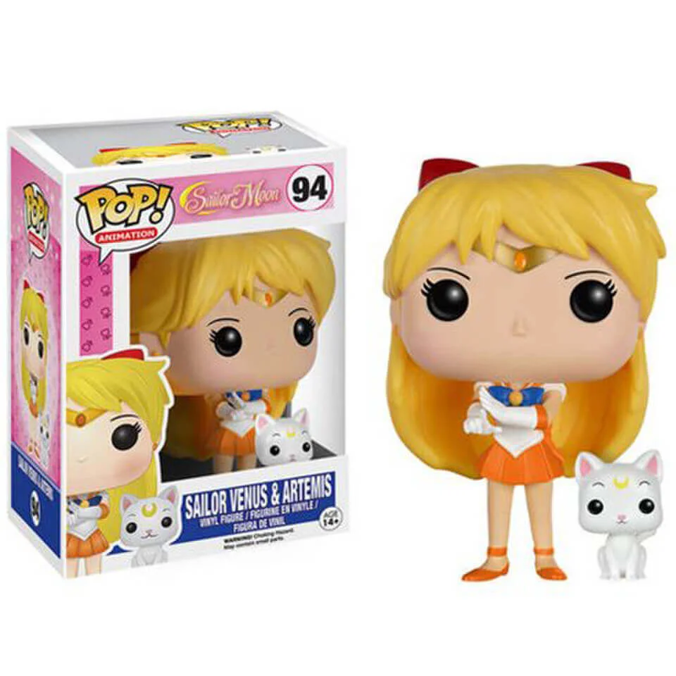 Figurine Pop! Sailor Venus et Artemis - Sailor Moon Image 1