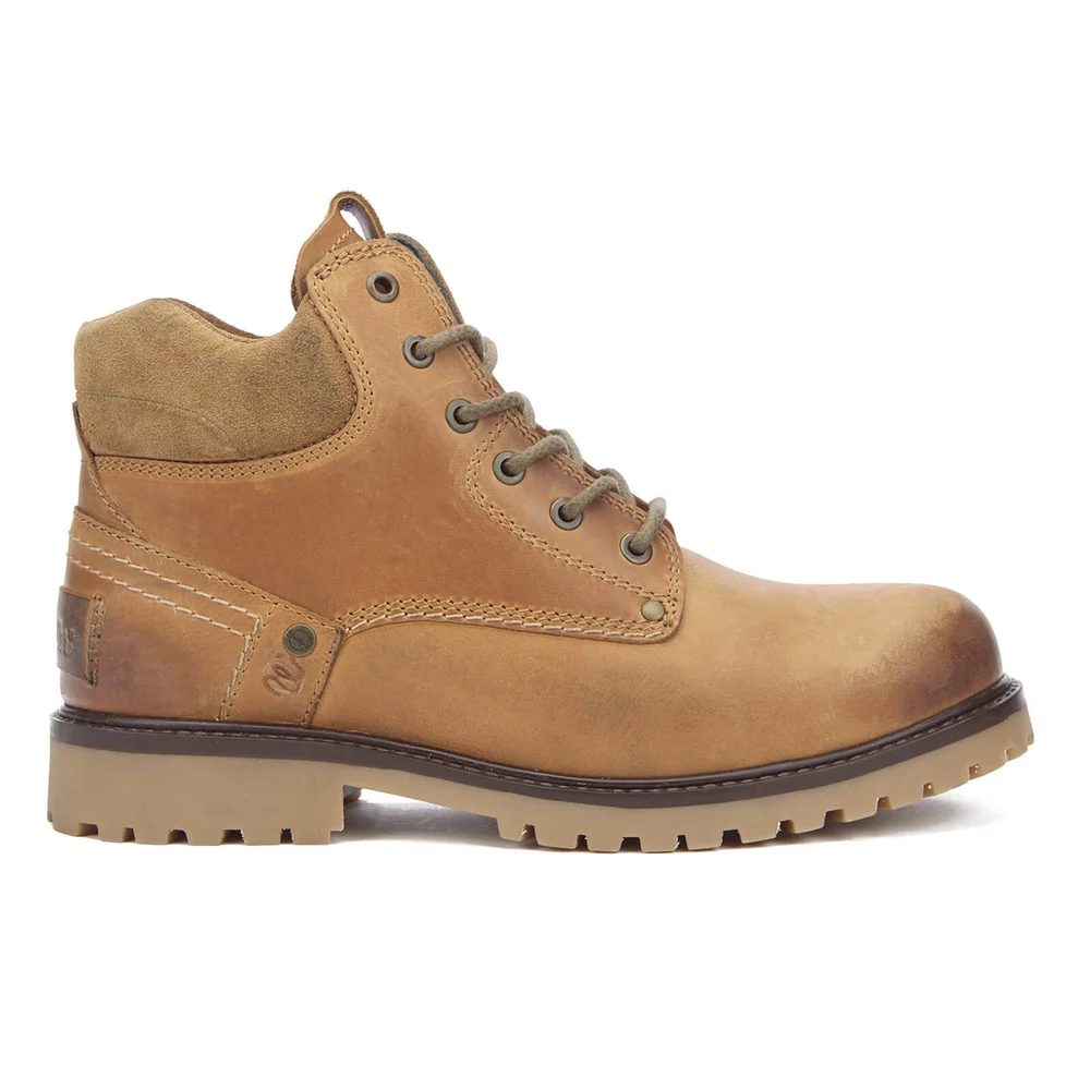 Bottines à Lacets pour Homme Yuma Wrangler -Camel - UK 6 - Brown Image 1
