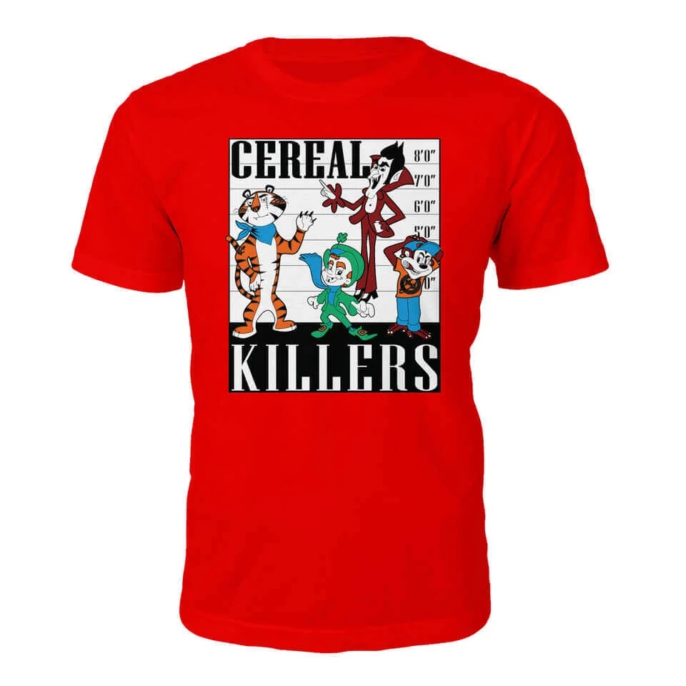 T-Shirt Homme Tee Junkie Cereal Killers -Noir - S - Rouge Image 1