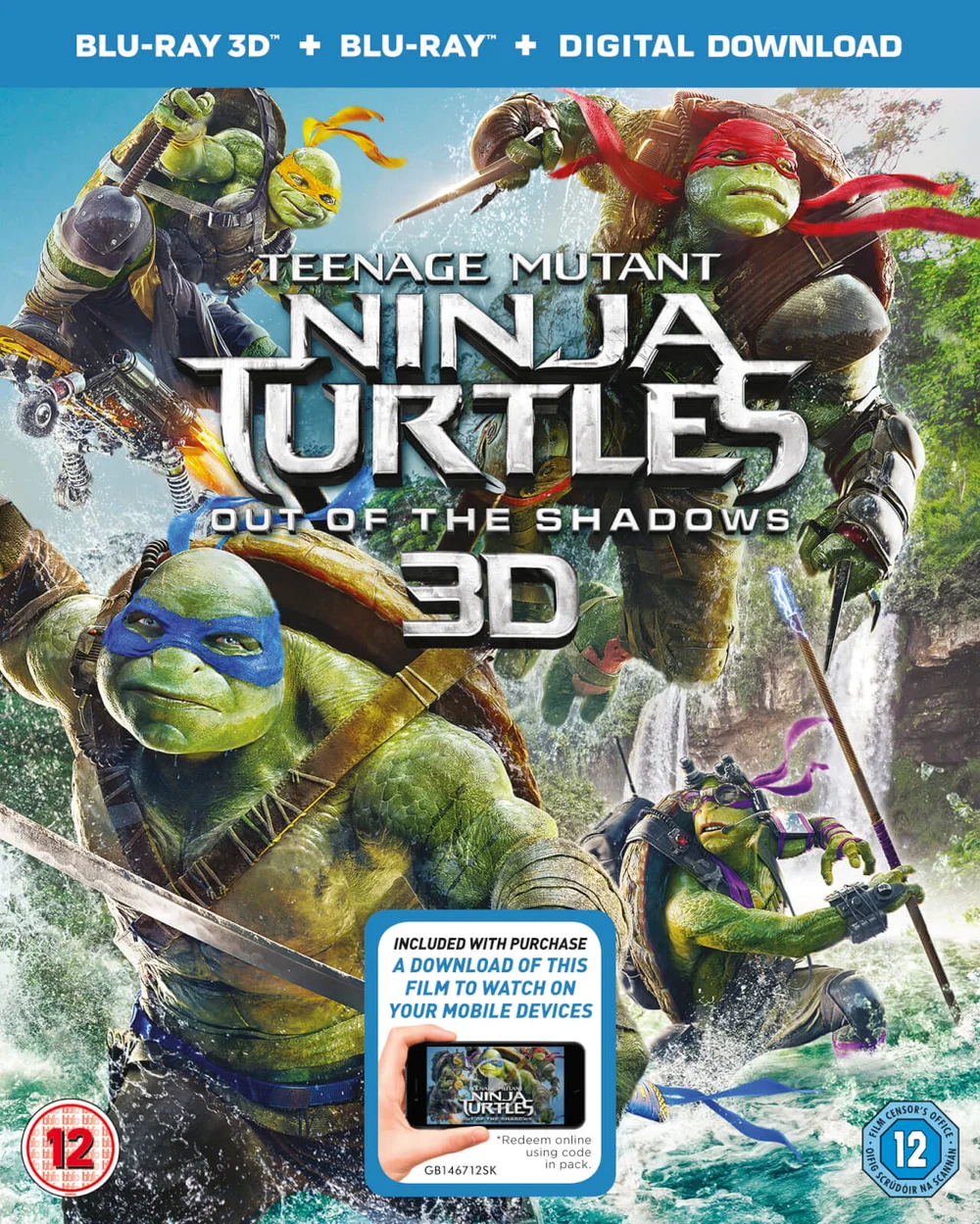 Ninja Turtles 2 3D (+ Version 2D) Image 1