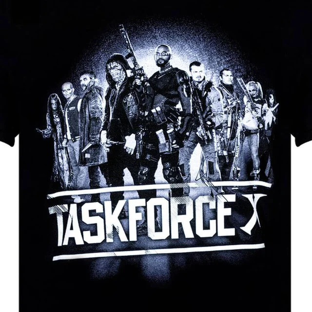 T-Shirt Homme DC Comics Suicide Squad Taskforce X - Noir
