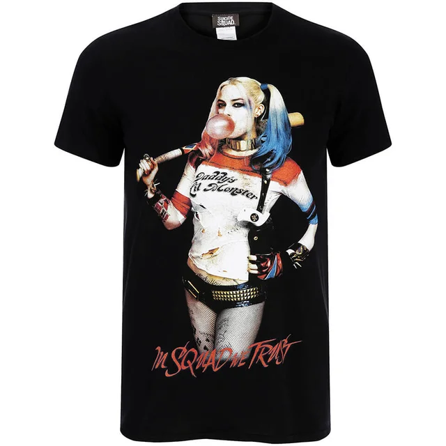 T-Shirt Homme DC Comics Suicide Squad In Squad We Trust - Noir