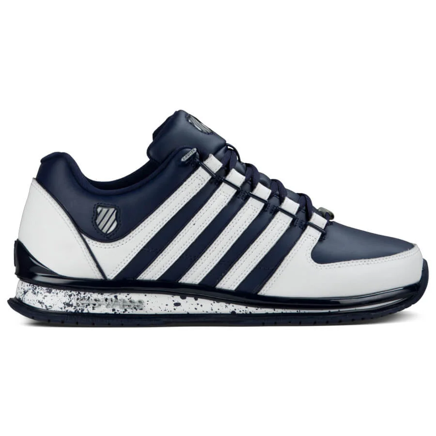 K-Swiss Rinzler SP Speckle Basket Homme - Blanc / Bleu Marine - UK 7 - Blue/White Image 1