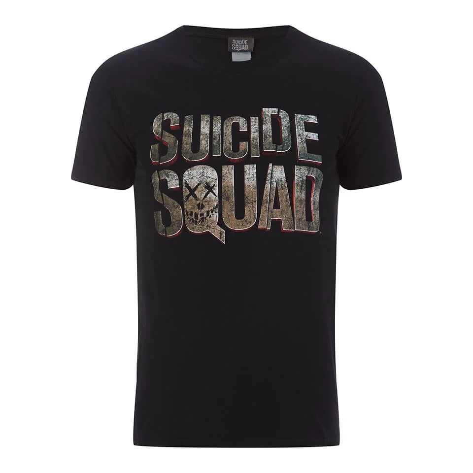 T-Shirt Homme DC Comics Logo Suicide Squad - Noir - S Image 1