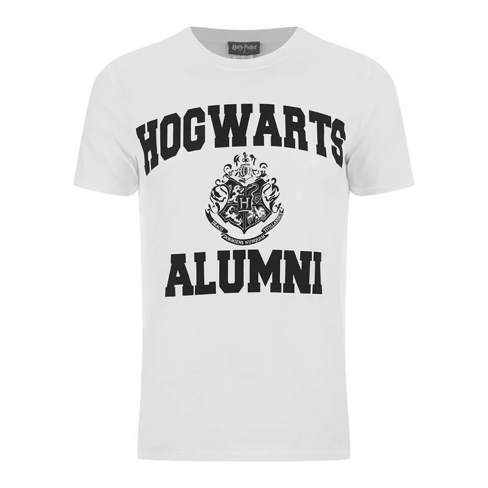 T-Shirt Homme Harry Potter Poudlard Alumni - Blanc - S Image 1