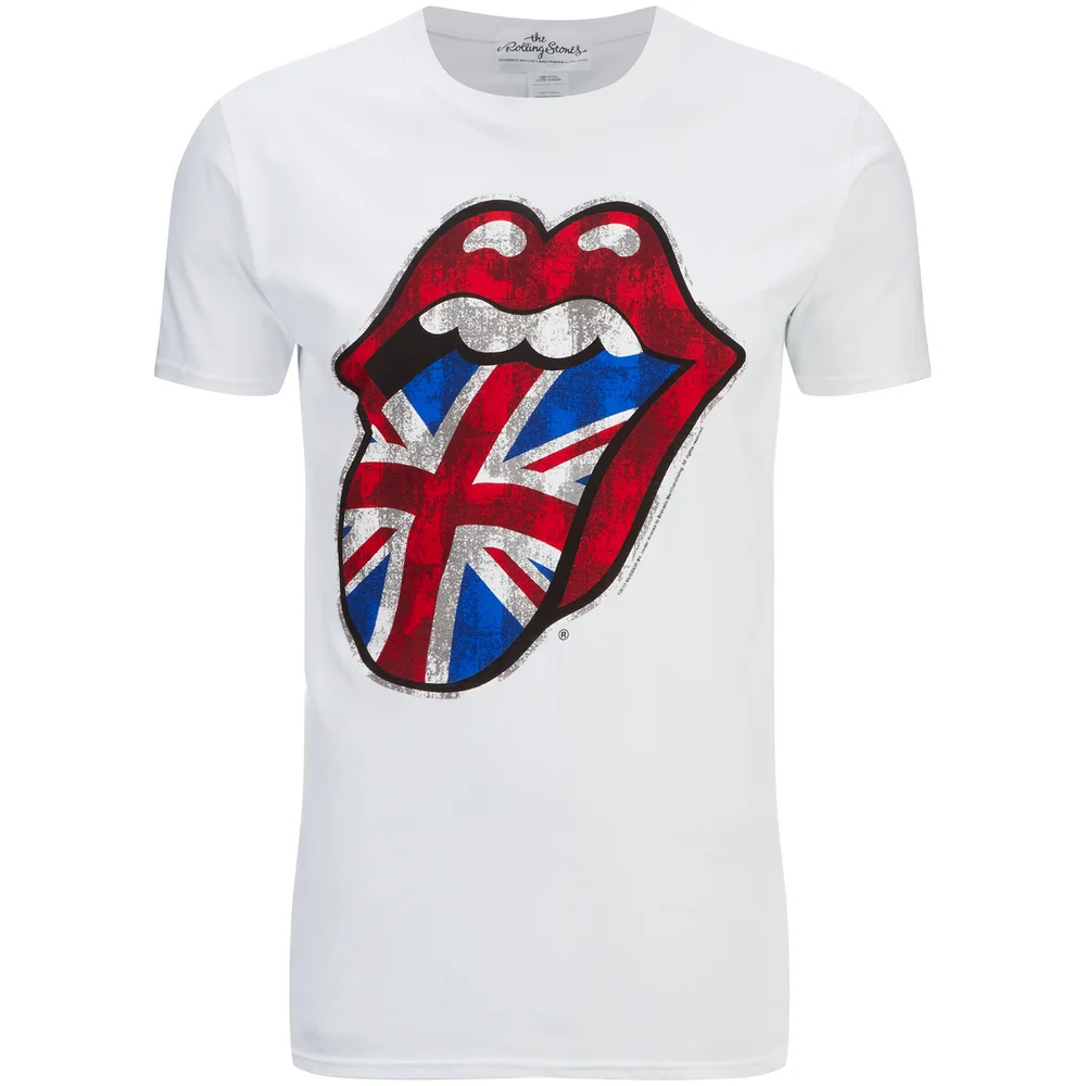 T-Shirt Homme Rolling Stones UK Tongue - Blanc - S Image 1