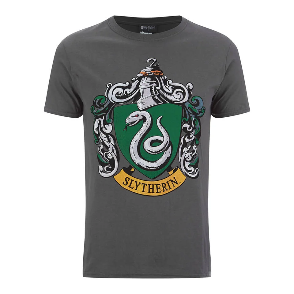 T-Shirt Homme Harry Potter Serpentard Bouclier - Gris - M Image 1