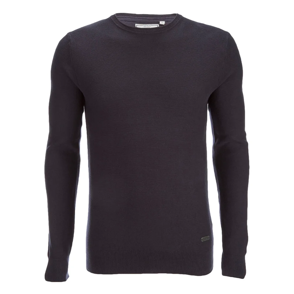 Pull Brave Soul pour Homme Warren Roll -Marine - S - Bleu Image 1