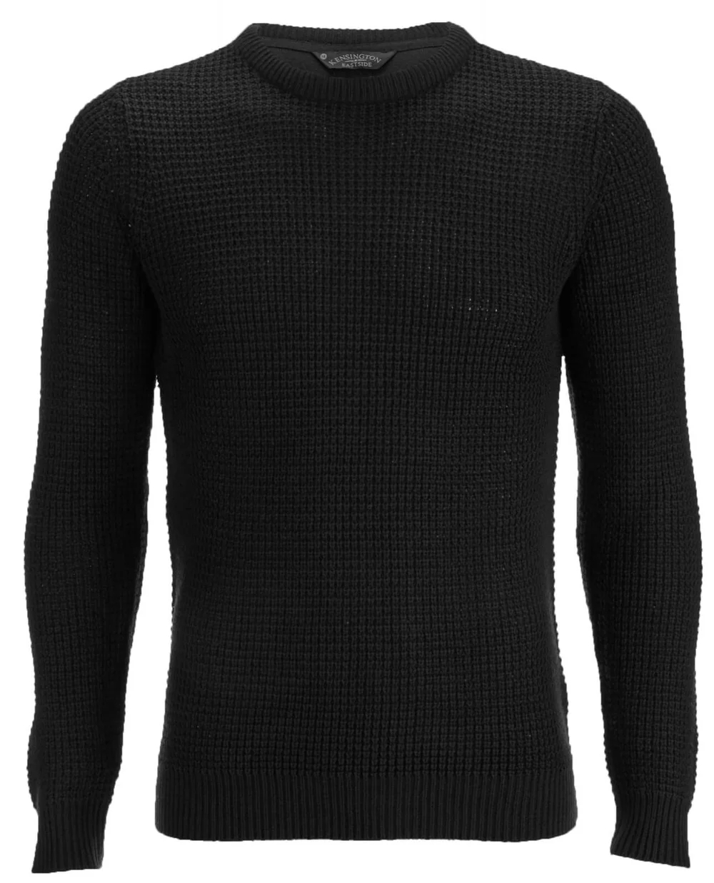 Pull Kensington Eastside pour Homme Auldhome Textured -Noir - M - Noir Image 1