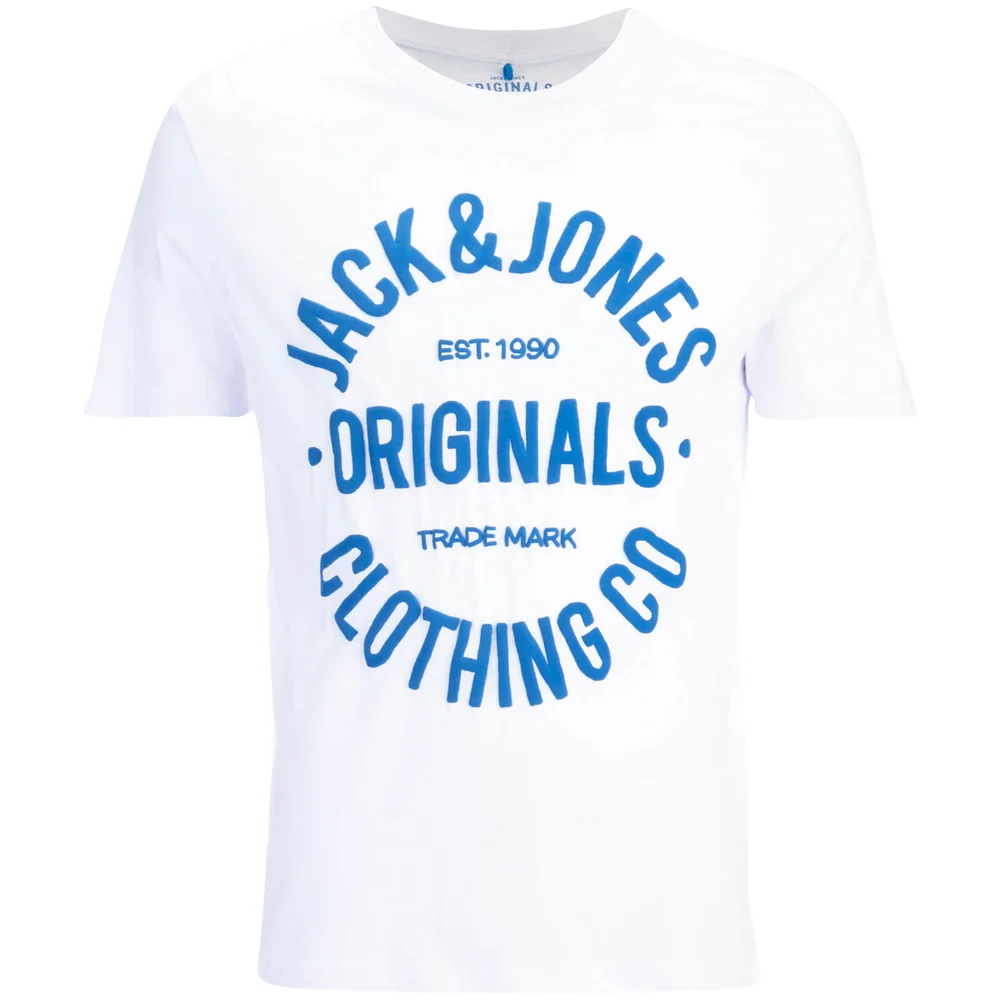 T -Shirt Jack & Jones pour Homme Originals Clupour -Blanc - S - Blanc Image 1