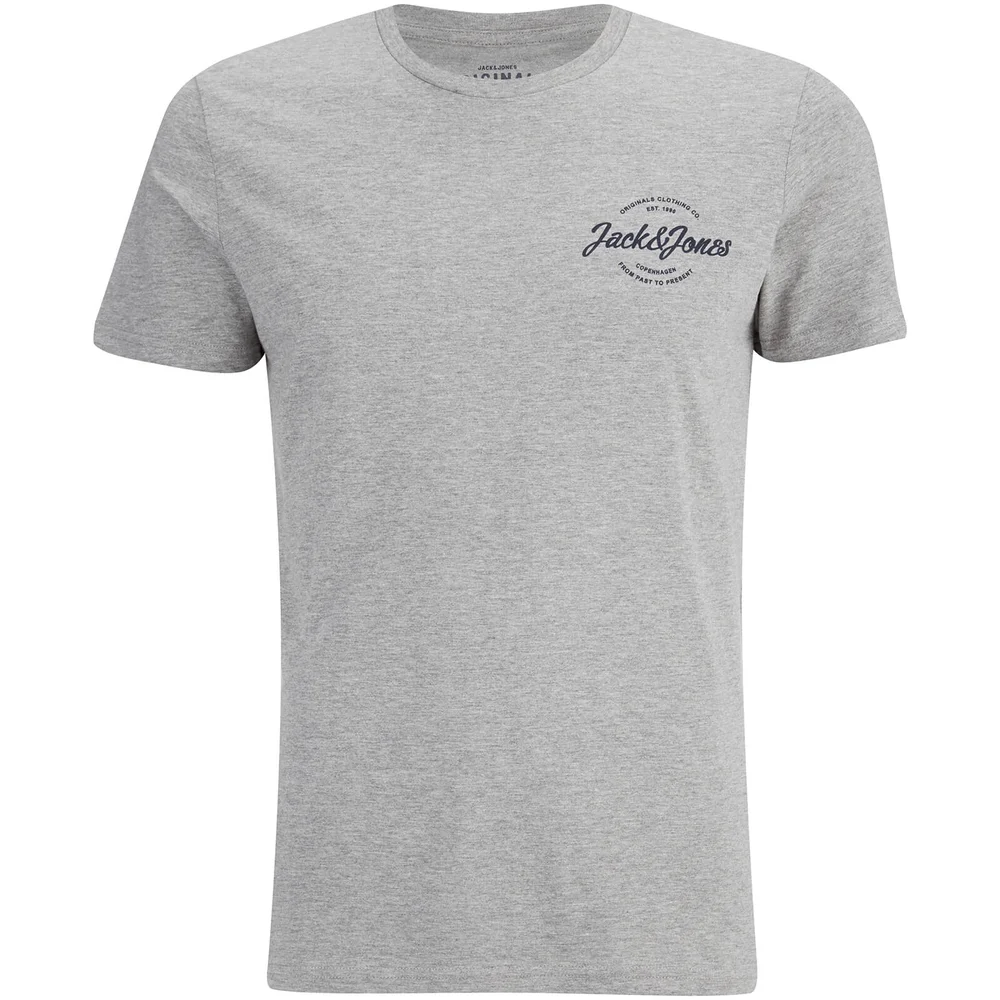 T-Shirt Jack & Jones Originals Small Bones -Gris Clair - S - Gris Image 1
