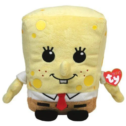 Peluche Bob l'Eponge Beanie Babies Pluffies Ty Pluffies Image 1