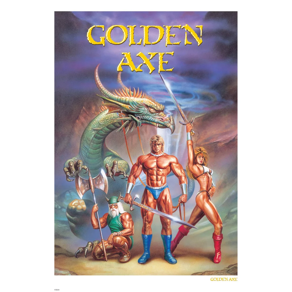 Golden Axe Limited Edition Giclee Art Print - Timed Sale Image 1
