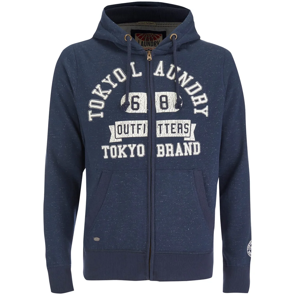 Sweat à Capuche Tokyo Laundry pour Homme Hotchkiss -Marine - S - Navy Image 1