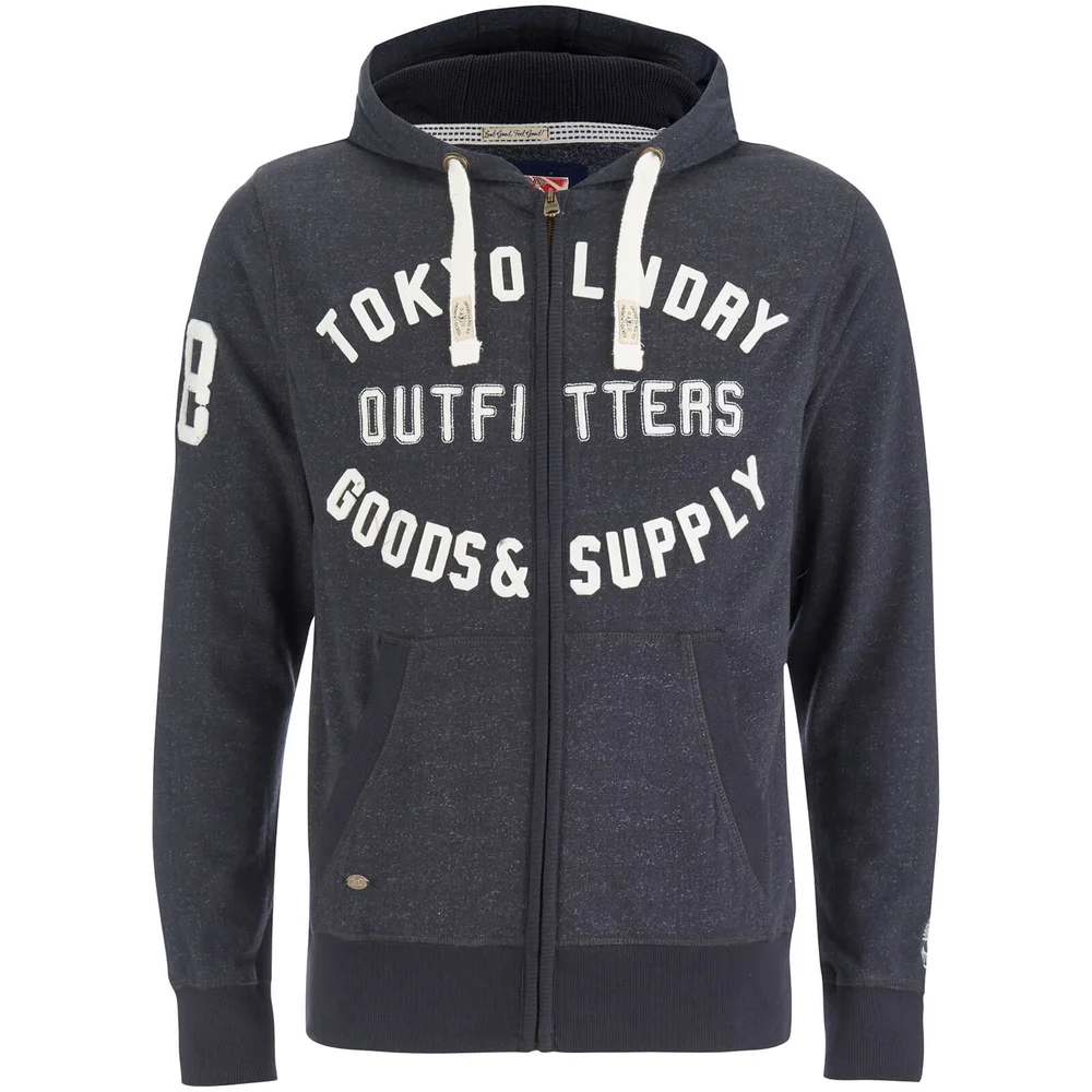 Sweat à Capuche Tokyo Laundry pour Homme Hawk Hills -Gris Chiné - S - Gris Image 1