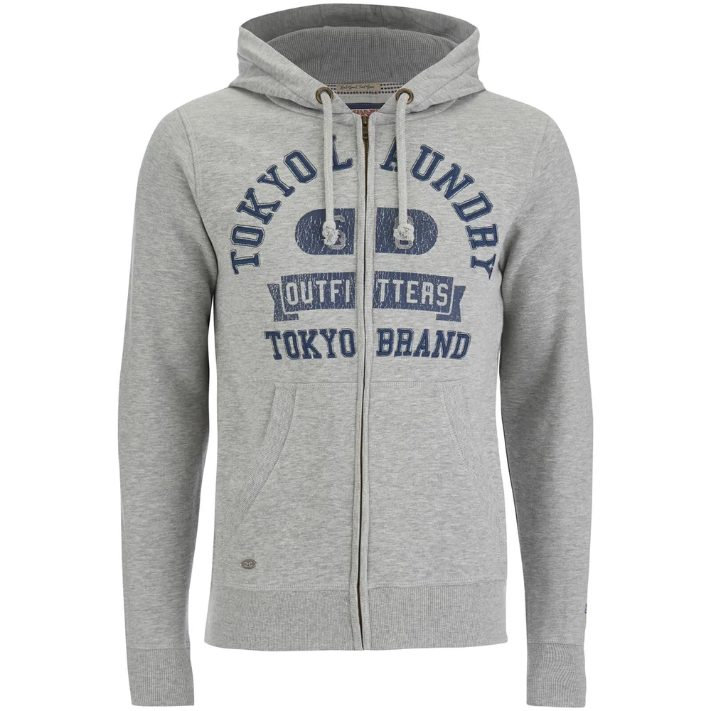 Sweat Homme Tokyo Laundry Hotchkiss - Gris Chiné - S - Gris Image 1