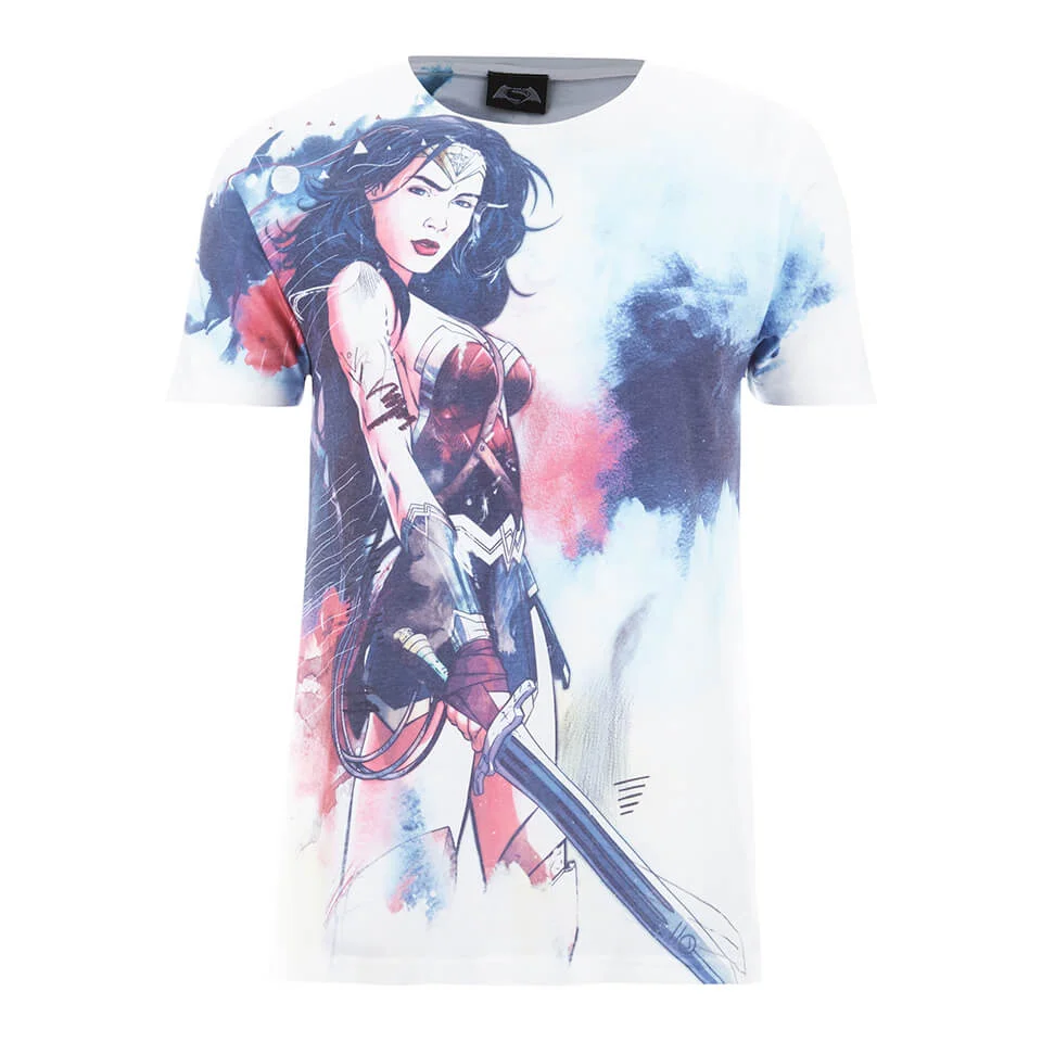 T-Shirt Homme DC Comics Wonder Woman Esquisse - Blanc - S - Blanc Image 1