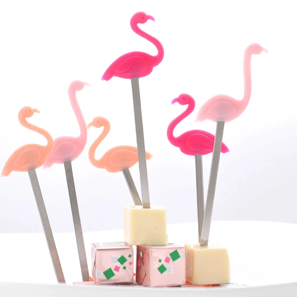 Pics à Cocktails Flamand Rose Image 1