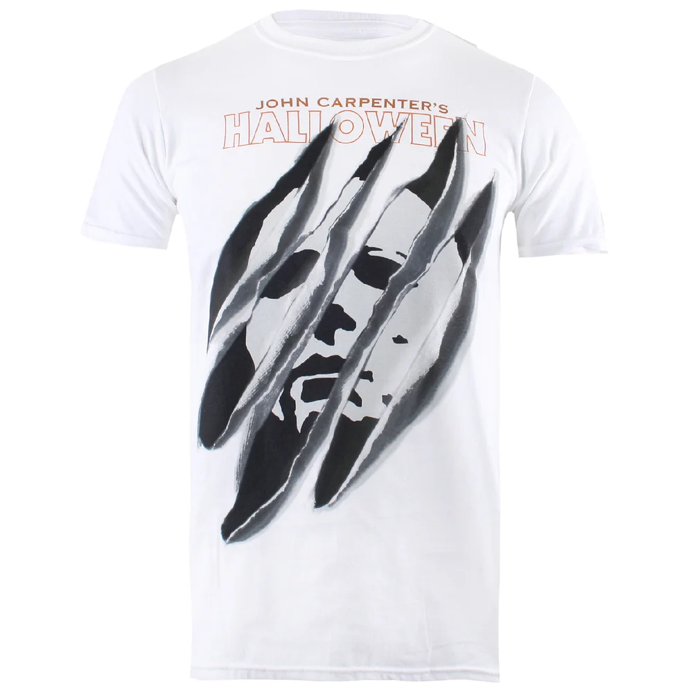 T-Shirt Homme Halloween Slashed - Blanc - S - Blanc Image 1