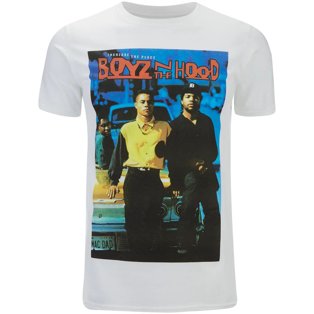 T-Shirt Homme Boys In The Hood Poster - Blanc - S - Blanc Image 1