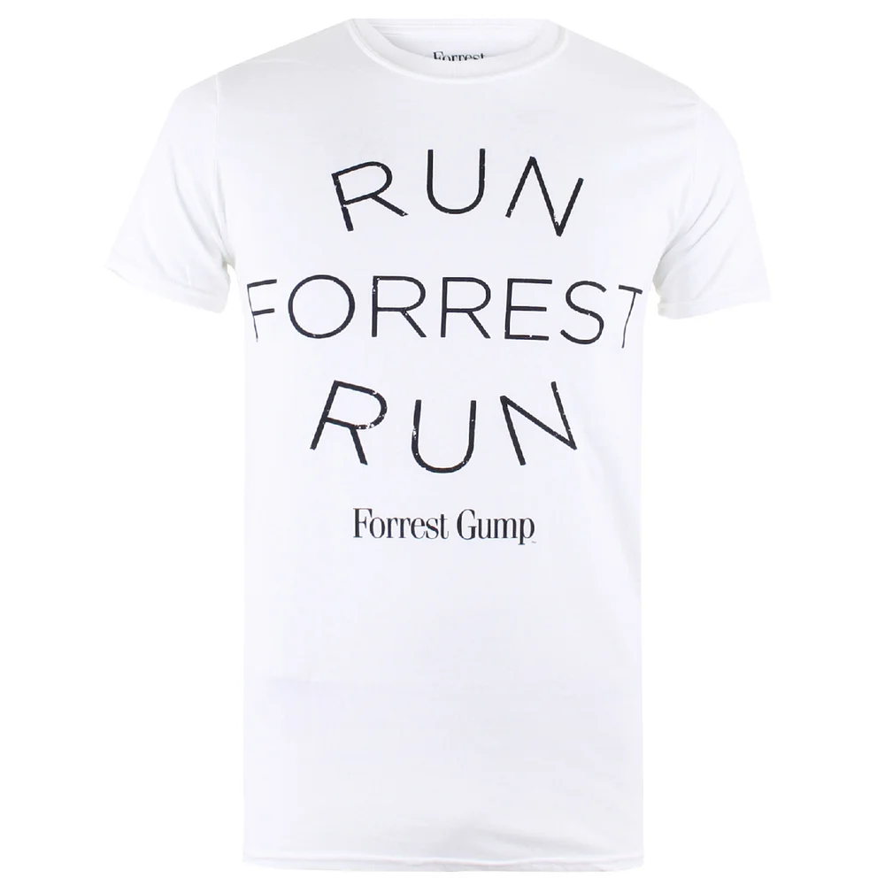 T-Shirt Homme Forrest Gump Run Forrest - Blanc - S Image 1