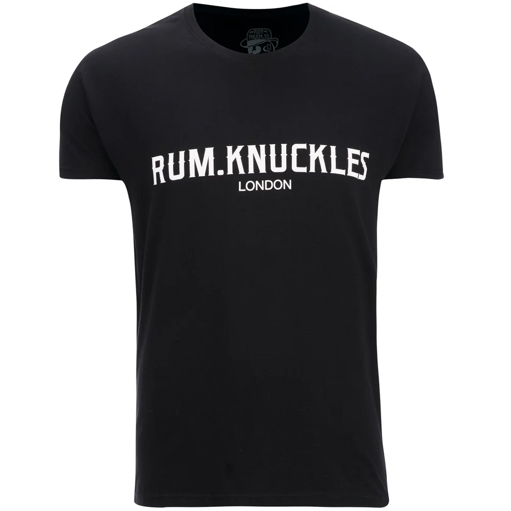 T -Shirt Rum Knuckles pour Homme London -Noir - S - Noir Image 1