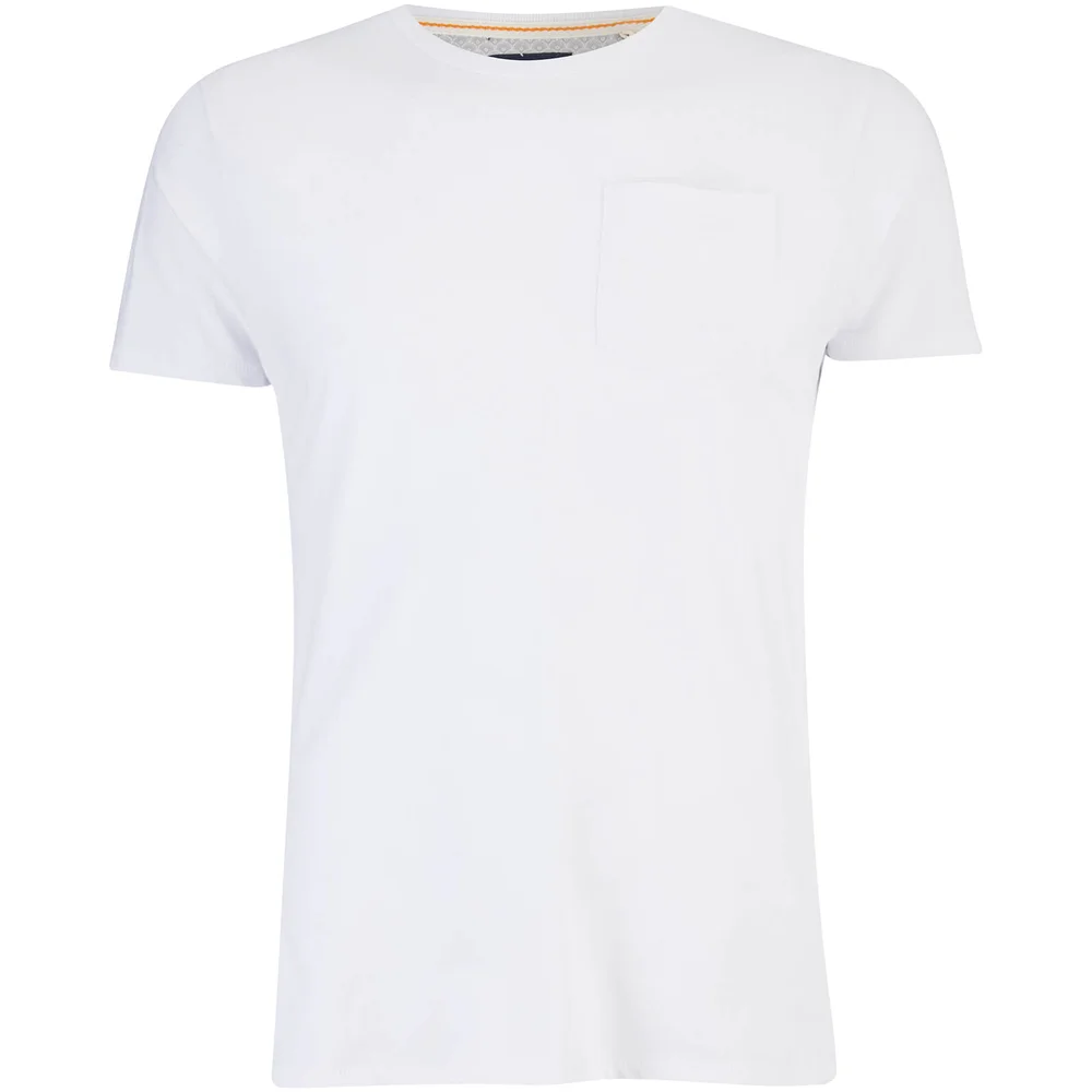 T-Shirt Homme Threadbare Jack Pocket - Blanc - S - Blanc Image 1