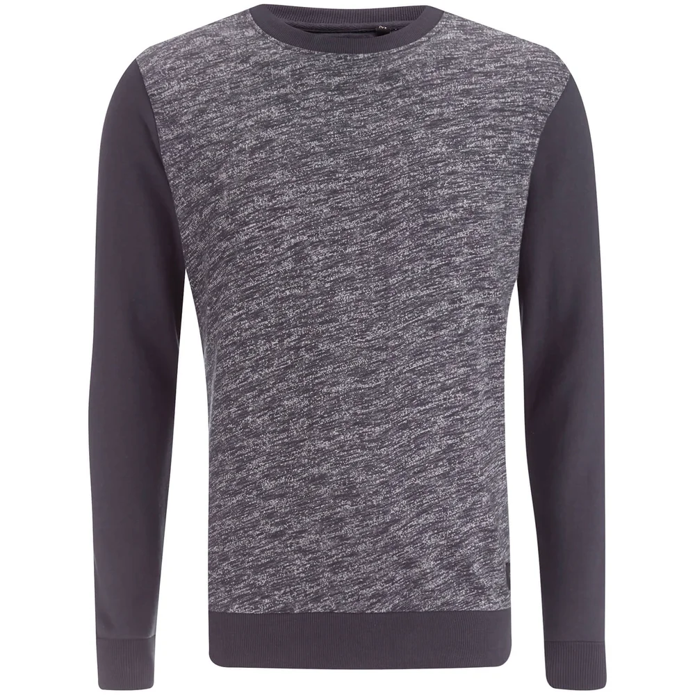 Sweat Homme Brave Soul Gris Zip - Bleu Marine - S - Navy Image 1