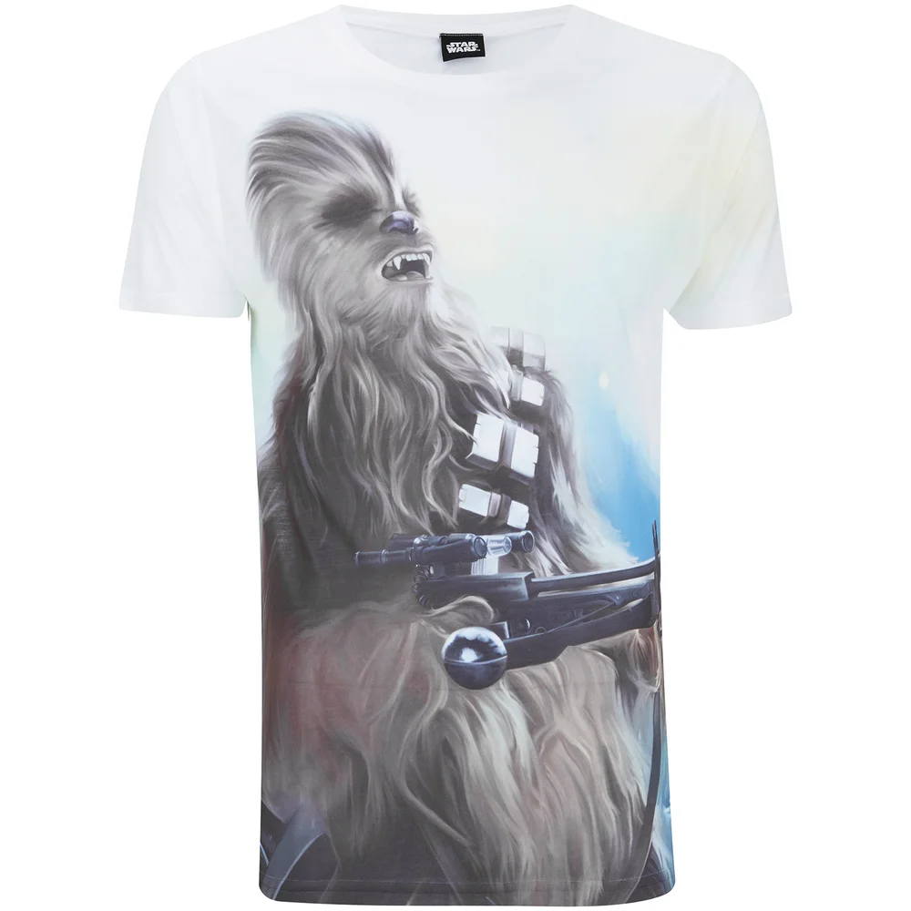 T-Shirt Homme Star Wars Chewbacca - Blanc - S Image 1