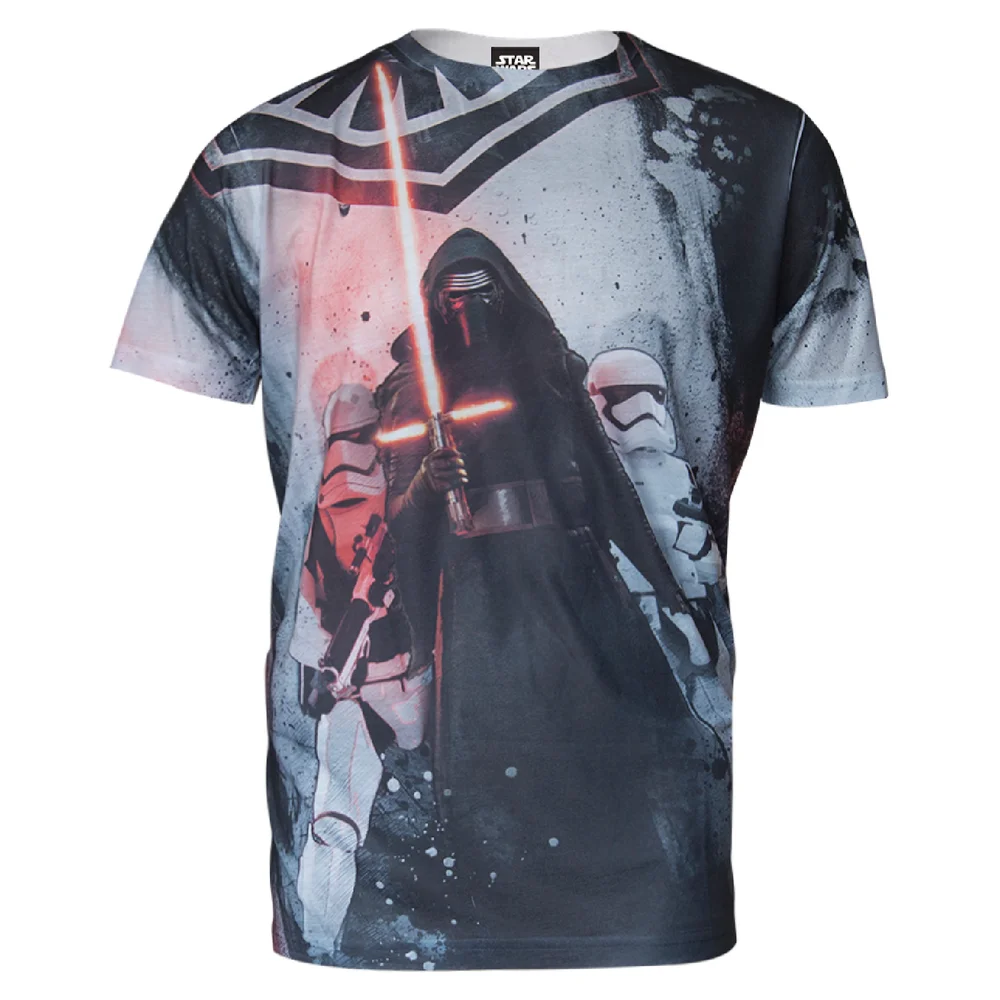 T-Shirt Homme Star Wars Kylo Ren - Gris - S - Gris Image 1