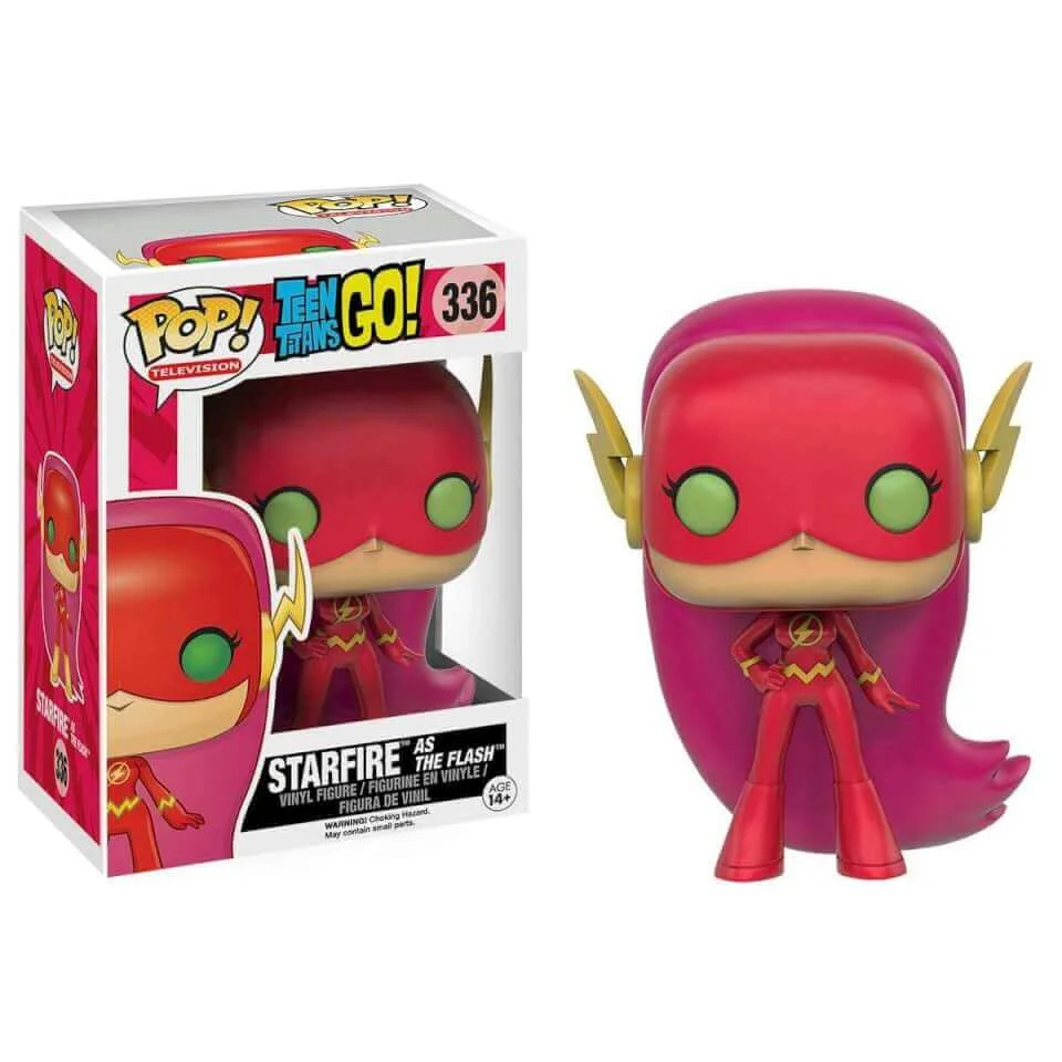 Figurine Funko Pop! Teen Titans Go! Starfire Le Flash Image 1
