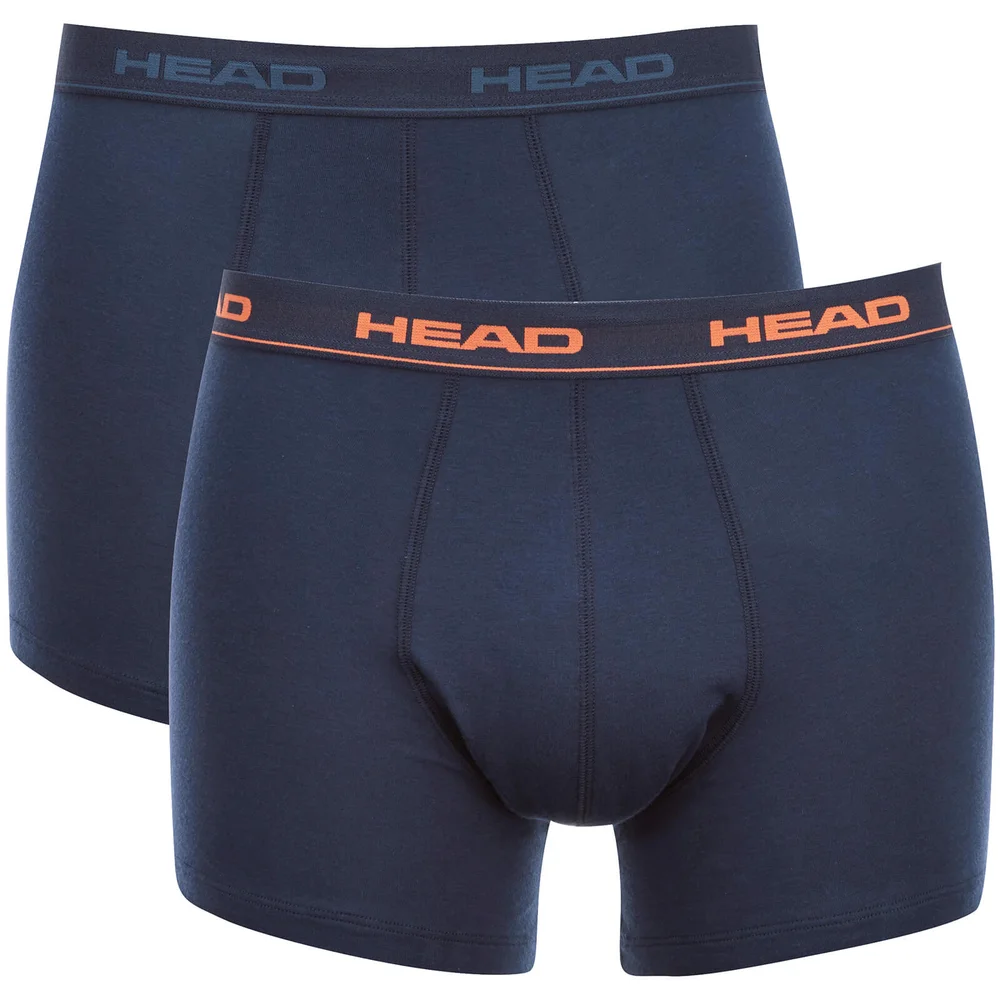 Lot de 2 Boxers Head - Bleu Marine - S - Bleu Image 1
