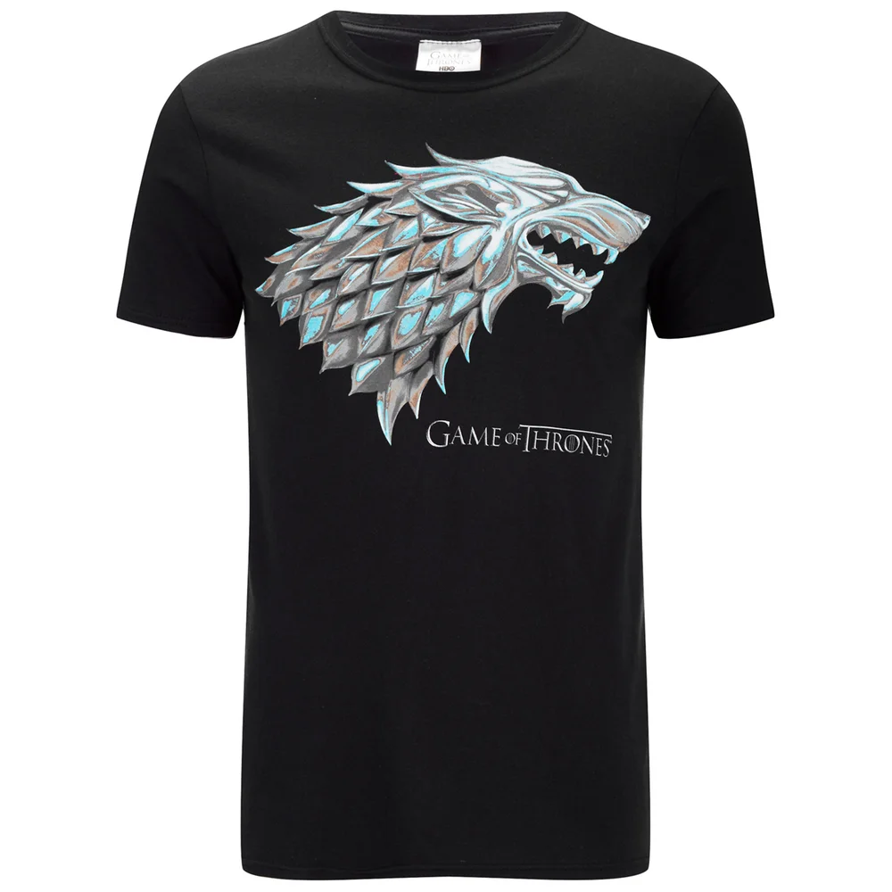 T-Shirt Homme Game of Thrones Stark Sigil - Noir - S - Noir Image 1