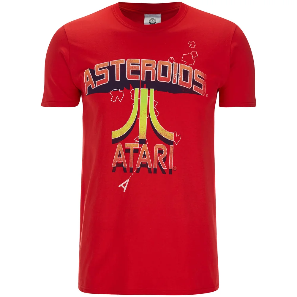 T-Shirt Homme Logo Atari Asteroids - Rouge - S Image 1