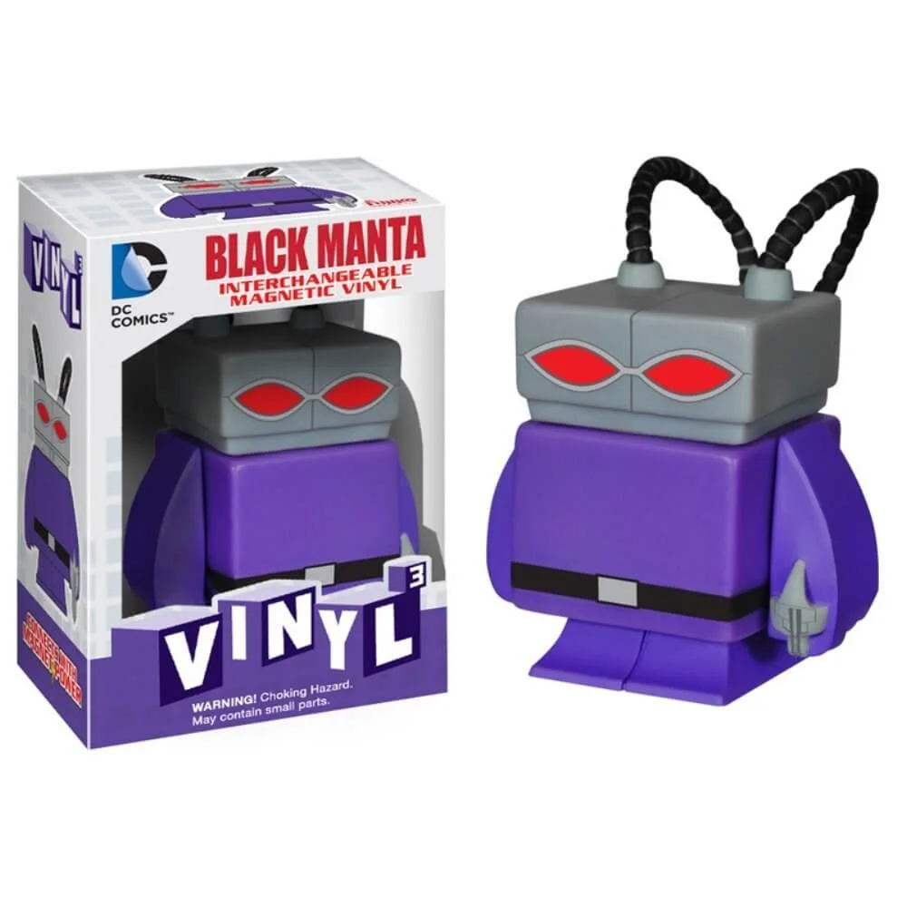 Black Manta DC Comics 3 figurines magnétiques interchangeables en vinyle Image 1