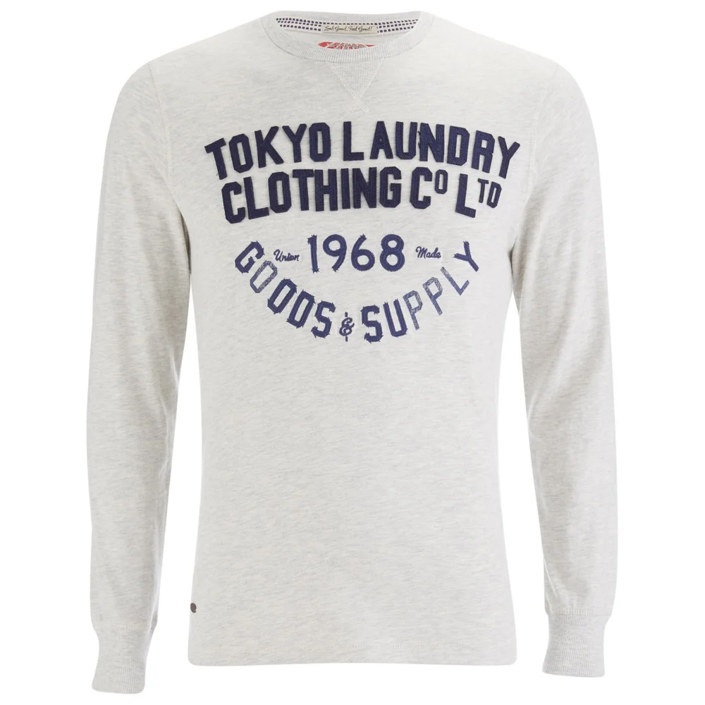 Haut Tokyo Laundry pour Homme Point Hendrick -Gris Chiné - S - Gris Image 1