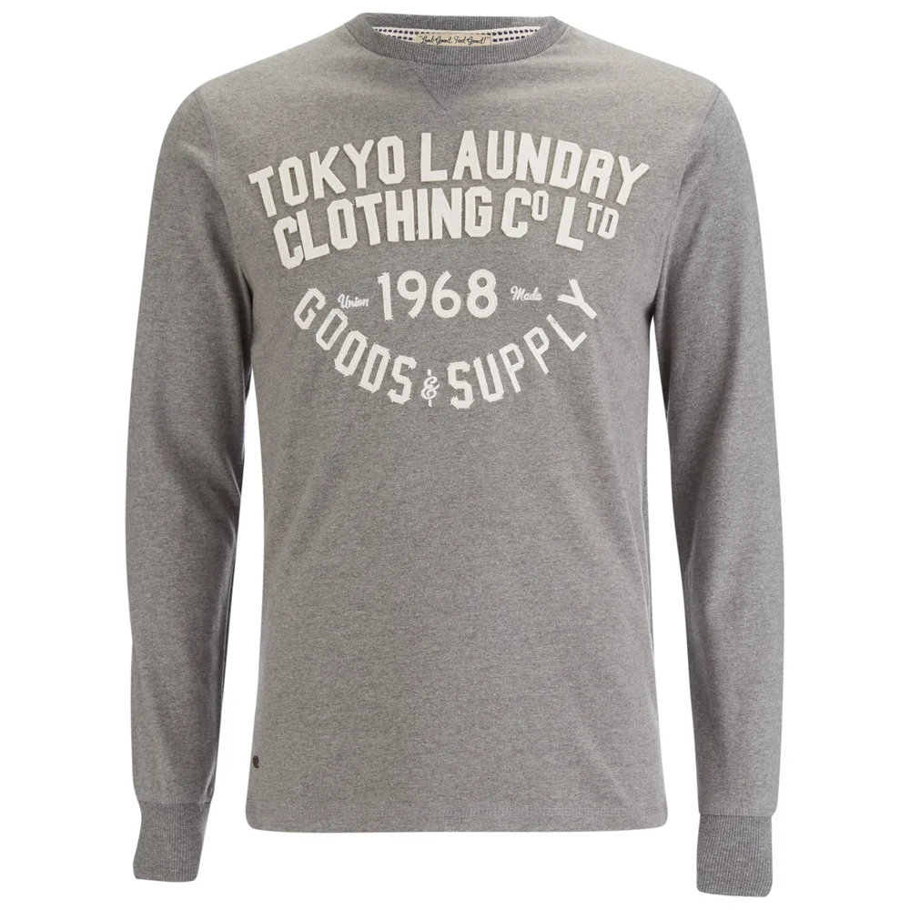 Haut Tokyo Laundry pour Homme Point Hendrick -Gris Chiné - S - Gris Image 1