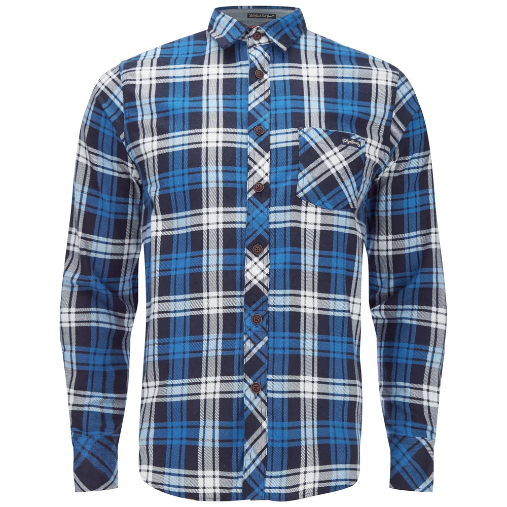 Chemise Tokyo Laundry en flanelle Carlsson - Bleu - S - Bleu Image 1